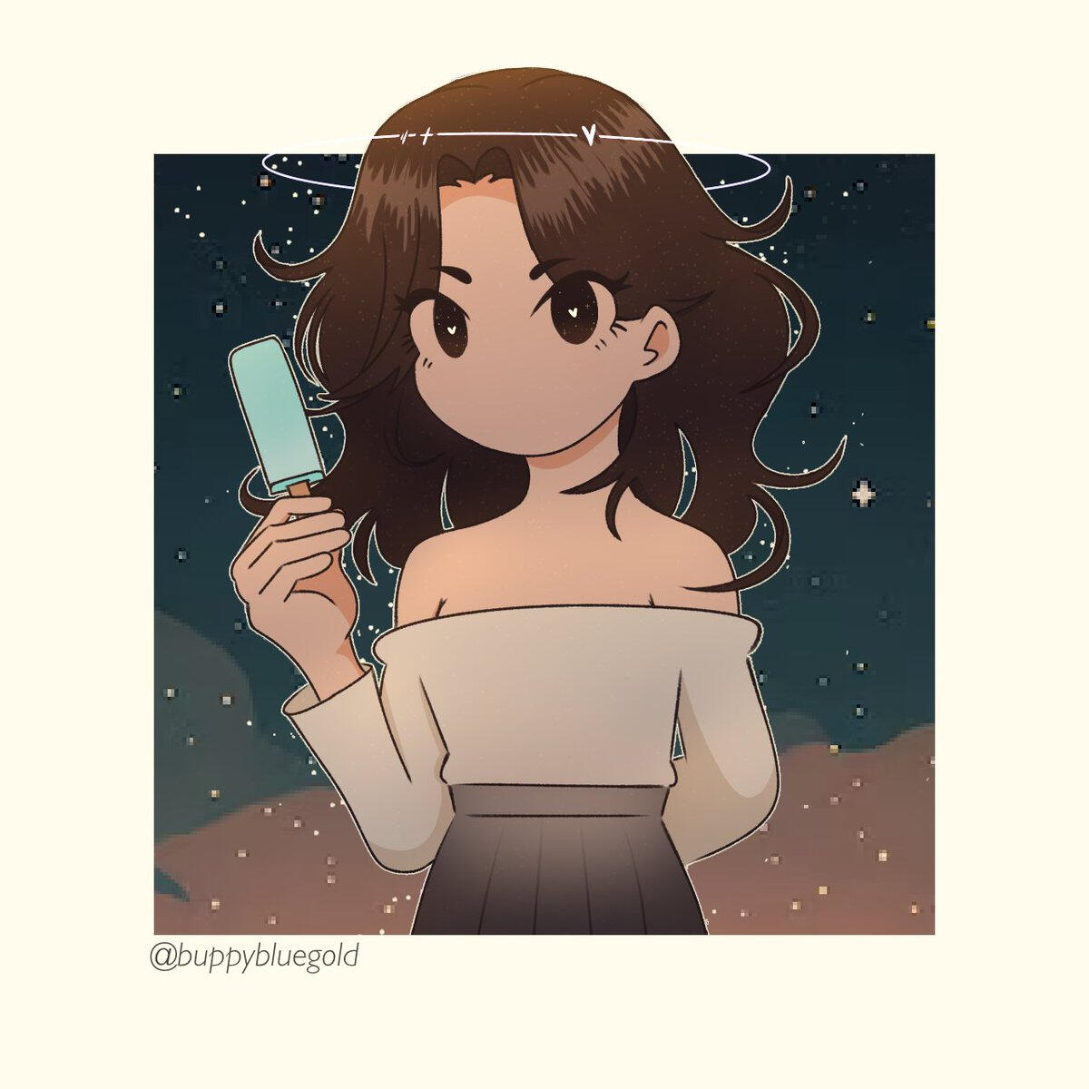 BuppyBlueGold (ART TRADE)